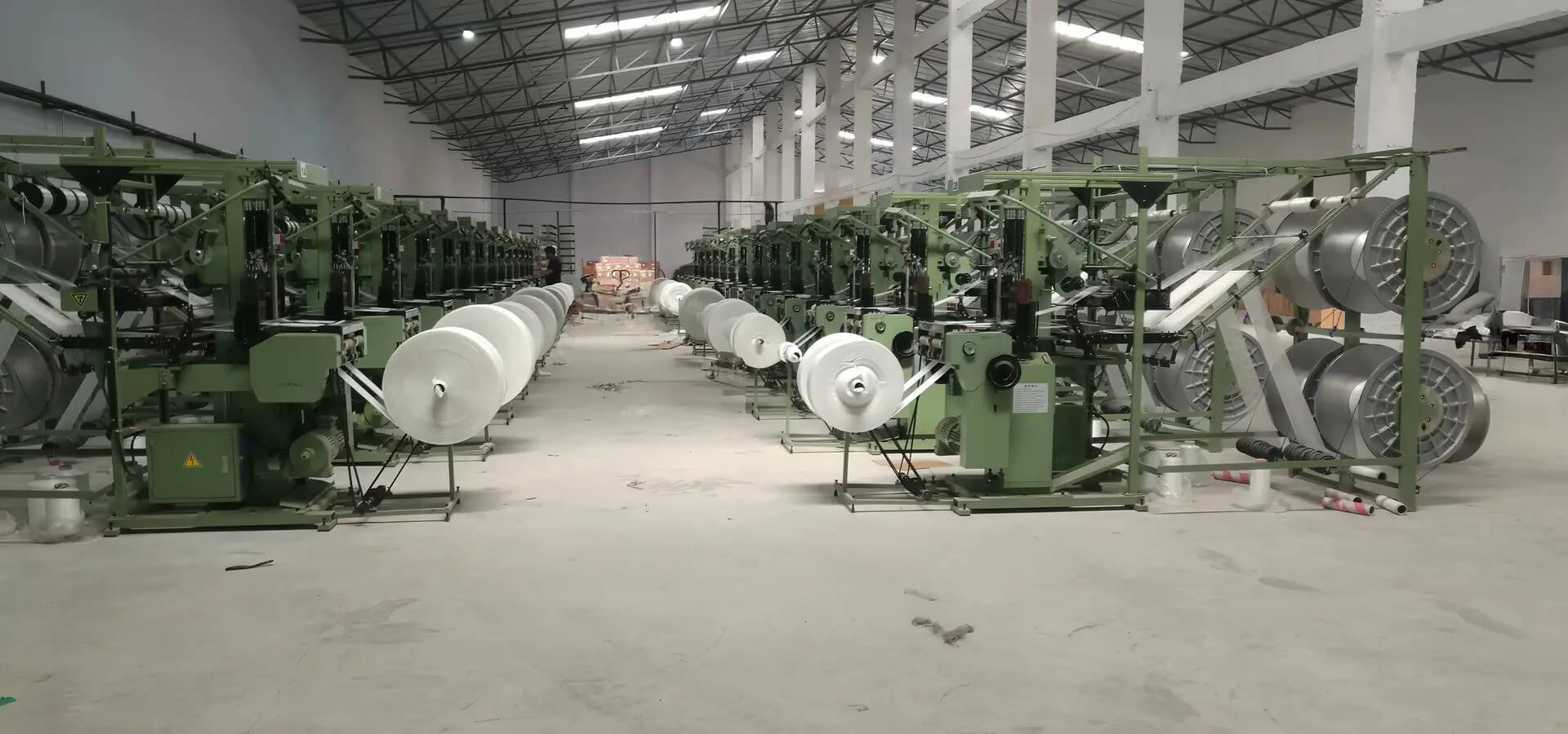 Calidad Máquina de gancho y bucle fábrica