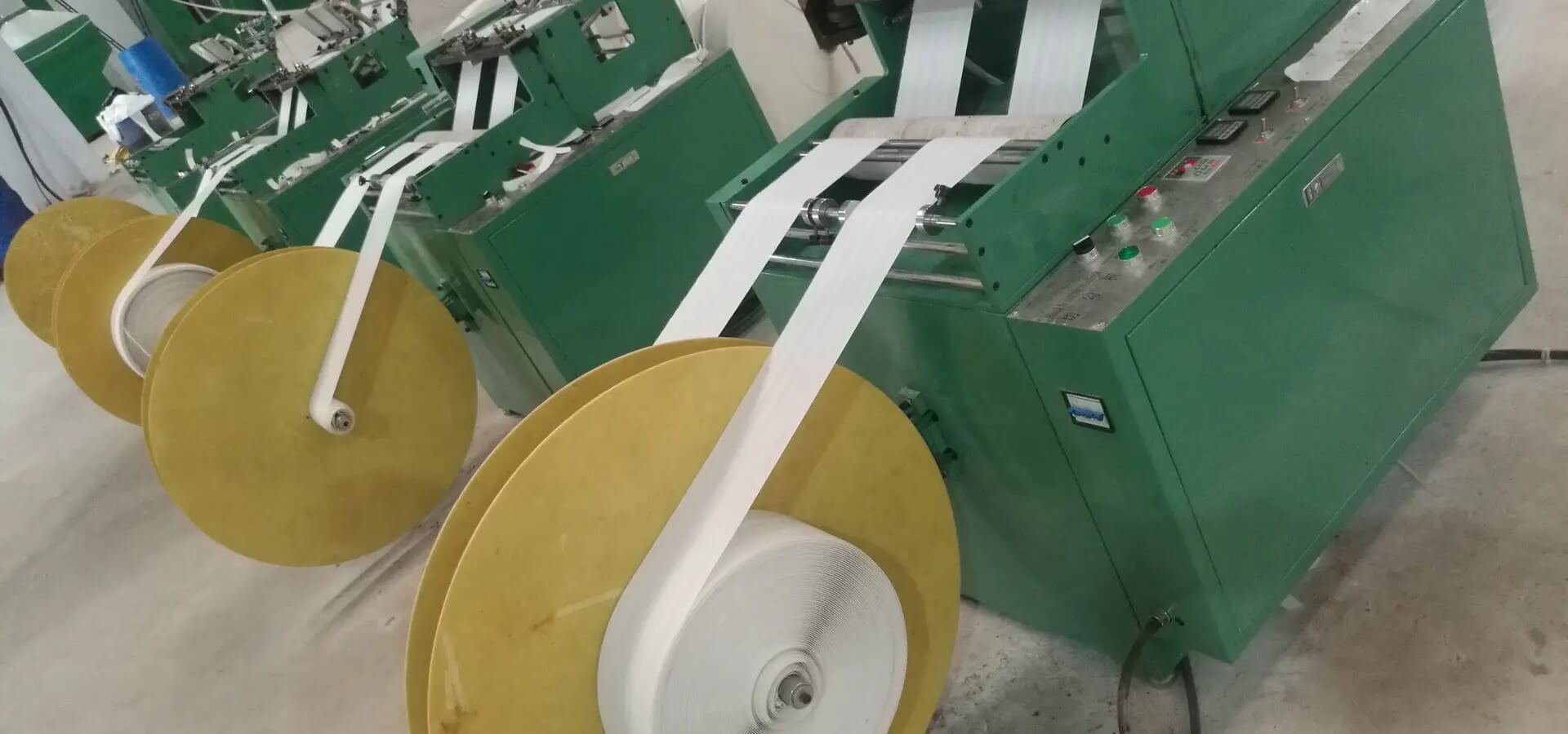 Calidad Máquina de gancho y bucle fábrica