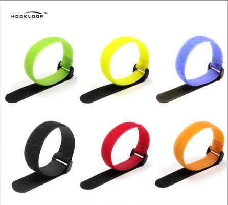 Reusable Adjustable Heavy-Duty Hook and Loop Cable Tie with Buckle for Secure Fastening