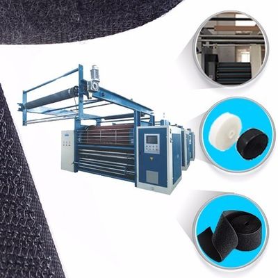 High-Efficiency Hook And Loop Brushing Machine with Two Advanced Sets of Napping Rods and Five Times Higher Output Adjustable Brushing Parameters