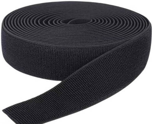 Elastic Hook and Loop Fastener with 10,000+ Durability and Elastic Webbing in Customizable Widths